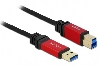 Kabel USB 3.0 A male <-> USB 3.0 B male, 5m, zwart, 5Gbs