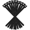 Velcro cable strap 12/125mm black - 10 stuks