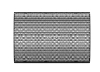 Alluminium grille voor FS4SE, zwart (paar)