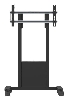 Trolley Func mobile, black, Vesa 800*400, max 120kg