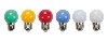 Ledlamp color set van 10 stuks - voor prikkabel - E27