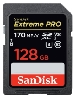 SanDisk SDXC Extreme Pro 128GB, V30, U3, 170MB/s