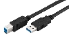 USB 3.0 Kabel USB-A <> USB-B, 3m, SuperSpeed tot 5 Gbps